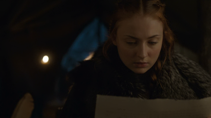 Sansa Stark carta Juego de Tronos