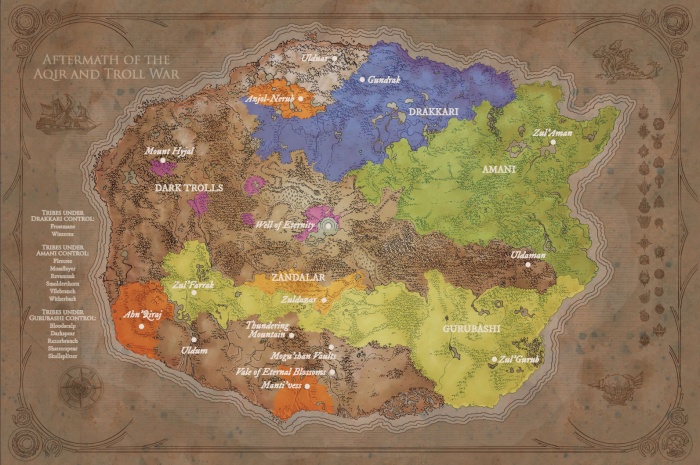 Reseña de 'World of Warcraft: Crónicas' vol. 1 5 World of Warcraft Crónicas mapa