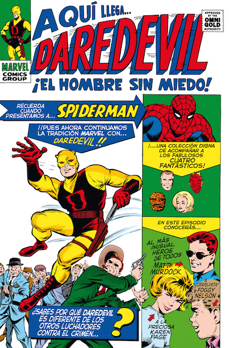 Reseña de 'Marvel Gold Daredevil: El Hombre sin Miedo' vol.1 4 Daredevil, Gene Colan, John Romita, Panini Comics, Stan Lee, Wally Wood