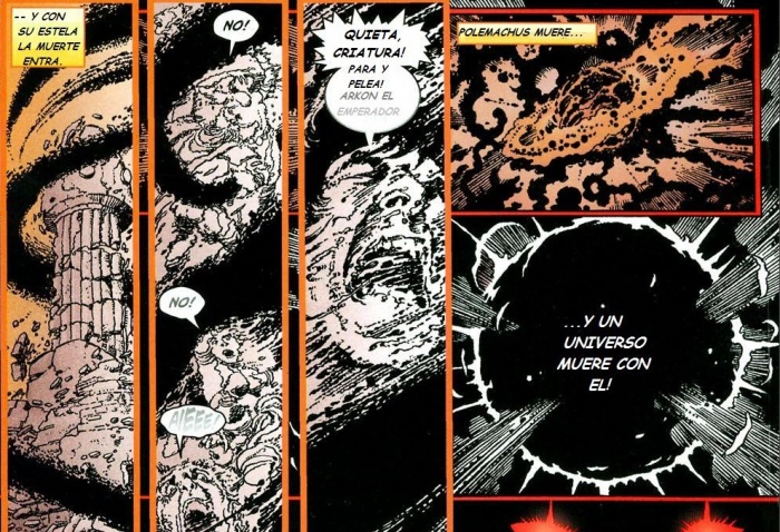 12 increíbles hazañas que han realizado Superman, Hulk, Spiderman, Batman y otros personajes de Marvel y DC 11 13 Proezas increíbles que han hecho los superhéroes 09 Krona destruye varios universos