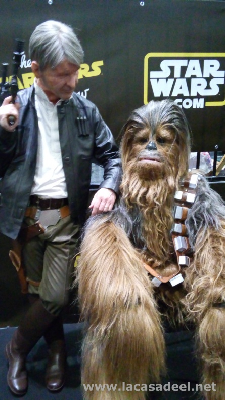 Crónica de la Star Wars Celebration Europe 2016 de Londres 6 Star Wars Celebration Han Solo Chewbacca