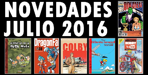 Dolmen Novedades Julio 2016