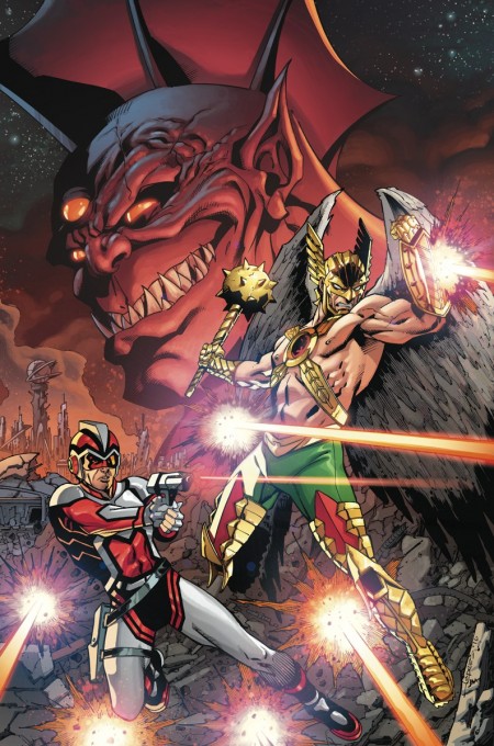 DC Comics anuncia la miniserie 'Hawkman and Adam Strange: Out of Time' 1 Hawkman and Adam Strange Out of Time Portada de Aaron Lopresti
