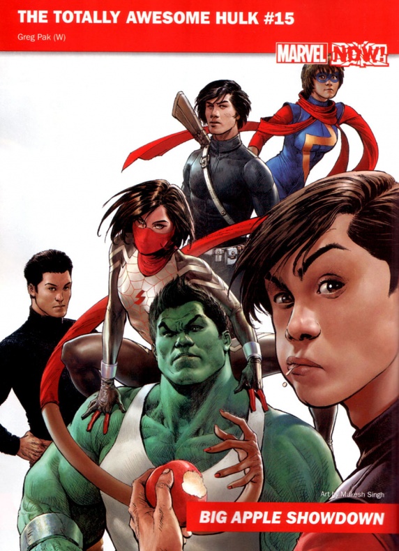 Todas las series ligadas a la nueva 'Marvel Now' 24 Marvel Now 23 Awesome Hulk