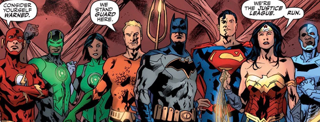 La nueva formación de la JLA en 'Justice League: Rebirth' 6 Rebirth nueva formación Liga de la Justicia 04