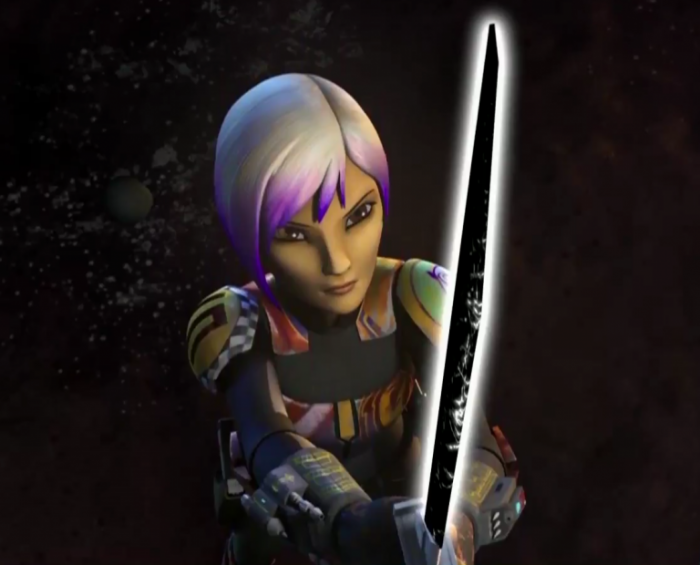 Rueda de prensa exclusiva de 'Star Wars Rebels' en la Star Wars Celebration 3 Sabine Star Wars Rebels sable oscuro