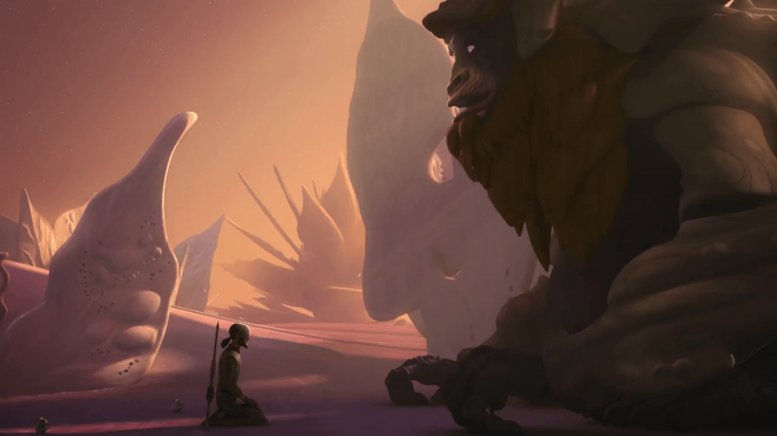 Star Wars Rebels Kanan y el Bendu