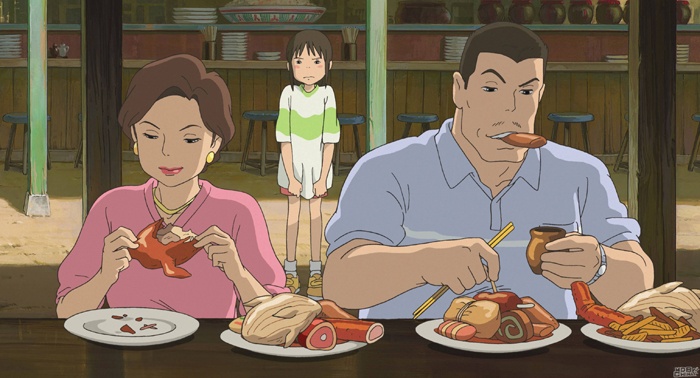 Studio Ghibli explica la metáfora de los cerdos de 'El Viaje de Chihiro' 1 chihiro2