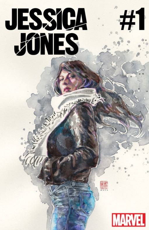 jessica jones 001 por david mack - portada