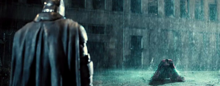 Batman v Superman - lluvia