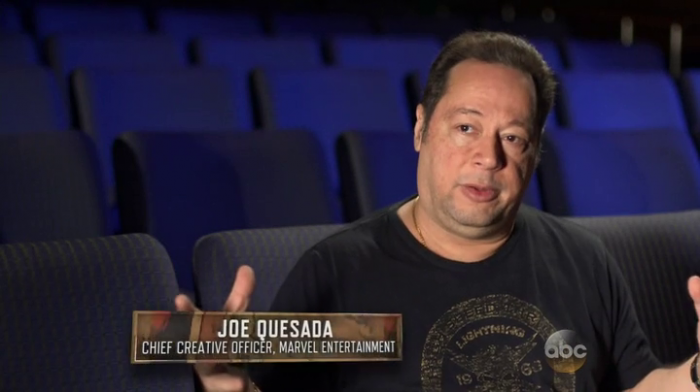 Joe Quesada comentario de David Ayer