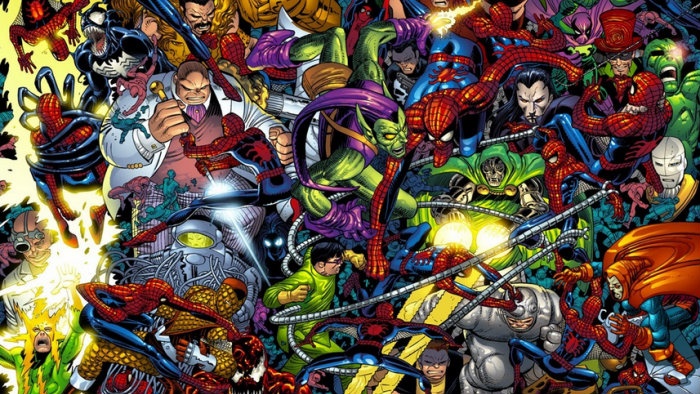 Marvel Saga Spiderman Feliz Cumpleaños