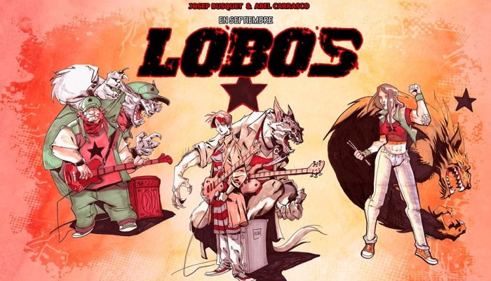 Abel Carrasco y Josep Busquet presentan el webcómic 'Lobos' 3 lobos