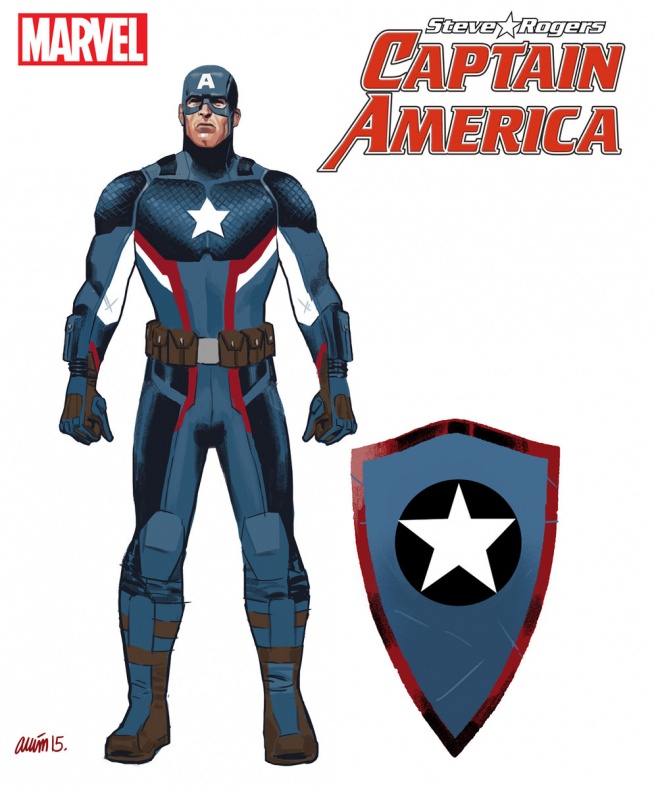 Daniel Acuña - Captain America - diseño traje