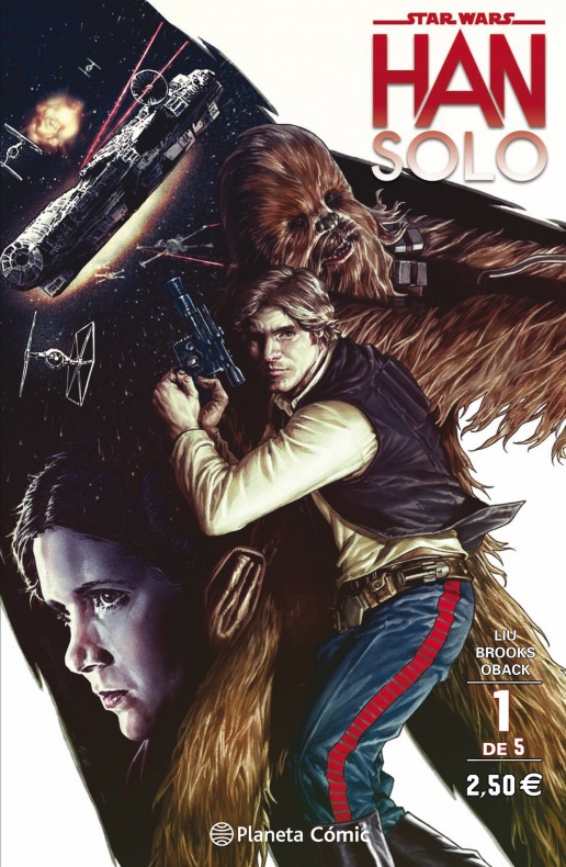 Planeta Cómic anuncia la fecha de llegada de la miniserie de Han Solo a España 1 Primera portada de 'Han Solo'