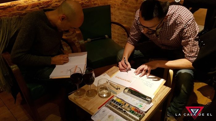 Javi Rey y Jesús Carrasco presentan la novela gráfica 'Intemperie' 2 Javi Rey y Jesús Carrasco presentan la novela gráfica 'Intemperie'