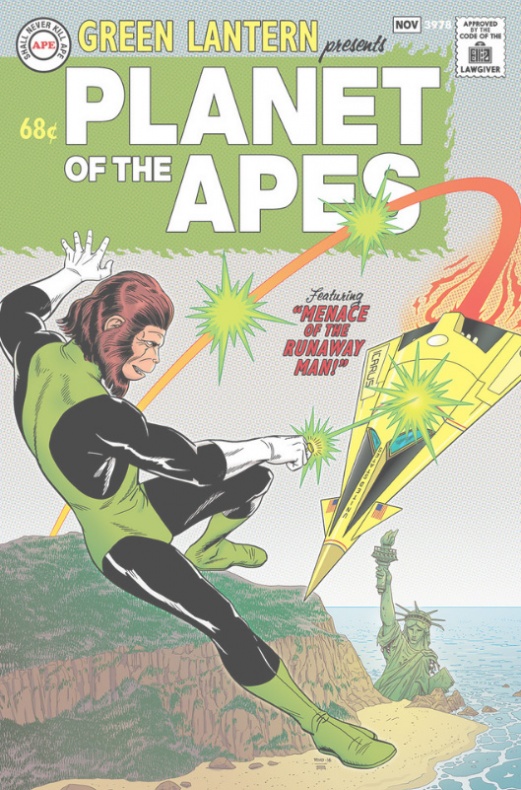 Se desvelan portadas, fecha y sinopsis del crossover entre 'Planet of the Apes' y 'Green Lantern' 3 planet-of-the-apes-green-lantern-2