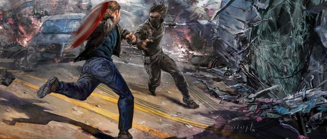Crónica de la Comikaze (Stan Lee’s Los Angeles Comic Con) 2016 6 Captain America: Winter Soldier - concept art de Rodney Fuentebella
