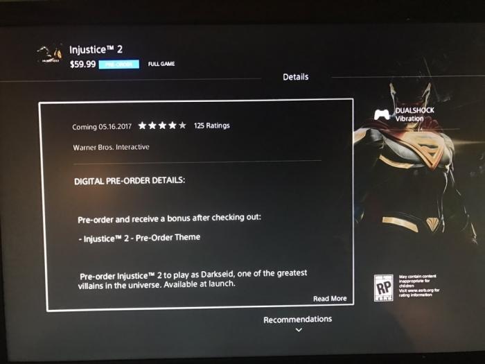 Darkseid entra dentro del elenco de personajes jugables de 'Injustice 2' 2 Darkseid Injustice 2