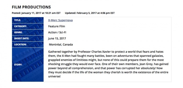 Más datos acerca de la misteriosa película 'X-Men: Supernova' 2 Fénix, Fenix Oscura, Jean Grey, La Saga de Fénix Oscura, Marvel, Phoenix, X-Men