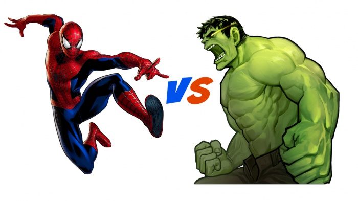 spiderman vs hulk 2