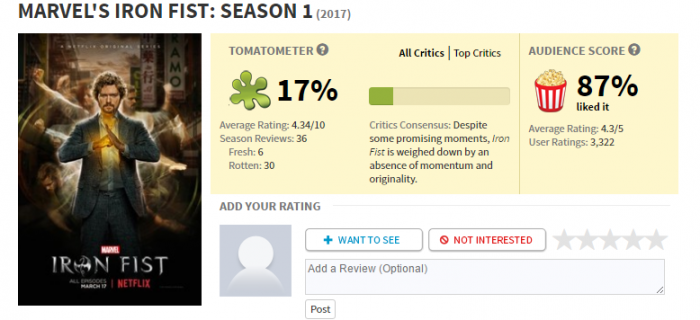 Finn Jones sale en defensa de 'Iron Fist' tras las críticas recibidas 2 Iron Fist, Marvel, Netflix