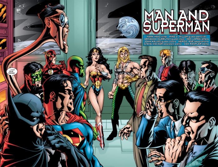 Reseña de 'Grandes autores de la Liga de la Justicia: Mark Waid - Divide y vencerás' 7 Batman, DC Comics, ECC Ediciones, Mark Waid, Superman