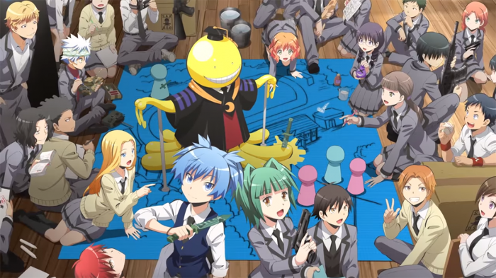 Assassination Classroom, Haikyu!!, Noragami, One Punch Man, Selecta Vision