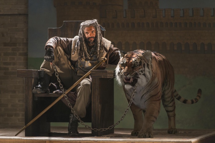Shiva, el tigre de 'The Walking Dead', al natural y sin efectos digitales 8 AMC, The Walking Dead