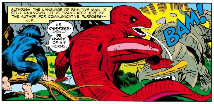 Dinosaurio Diabólico Jack Kirby