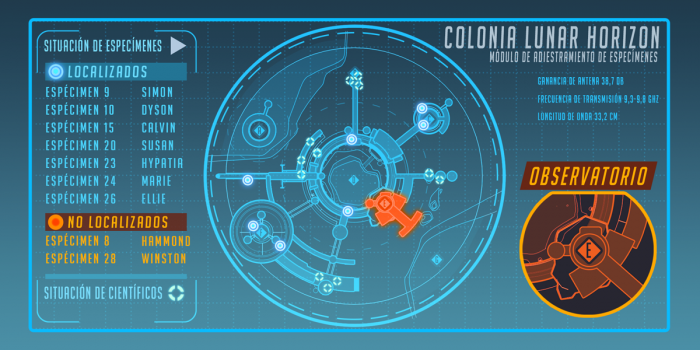 MAPA DE LA COLONIA LUNAR