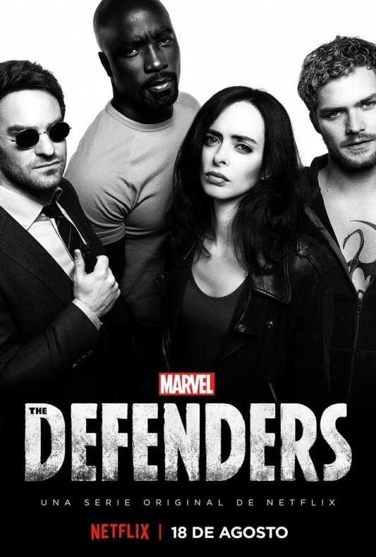 Daredevil, Iron Fist, Jessica Jones, Luke Cage, The Defenders