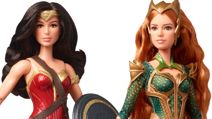 Barbies, DC Comics, La liga de la justicia, Mattel, SDCC17