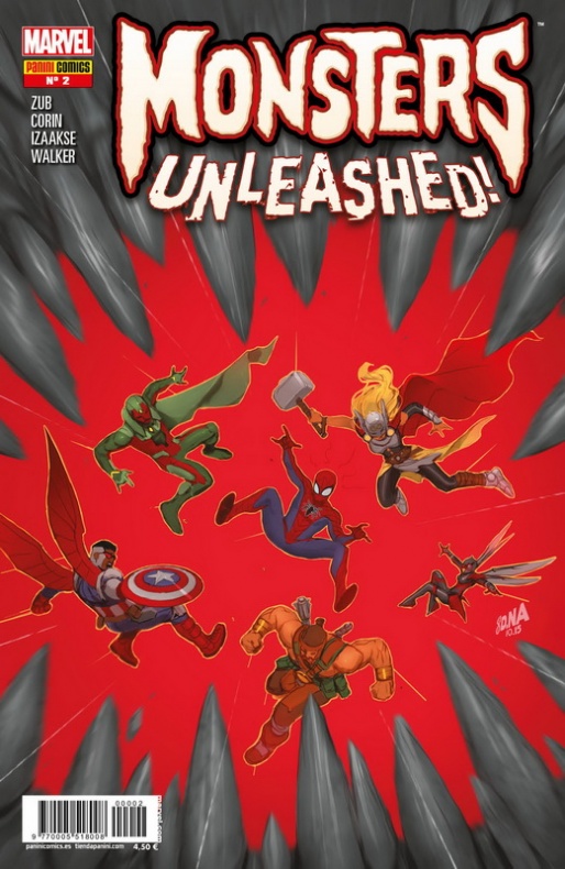 Reseña de 'Monsters Unleashed!' #2 5 Deadpool, Jim Zub, Joshua Corin, Marvel, Monsters Unleashed, Panini Comics, Spider-man, Steve Izaakse, The Avengers, Tigh Walker