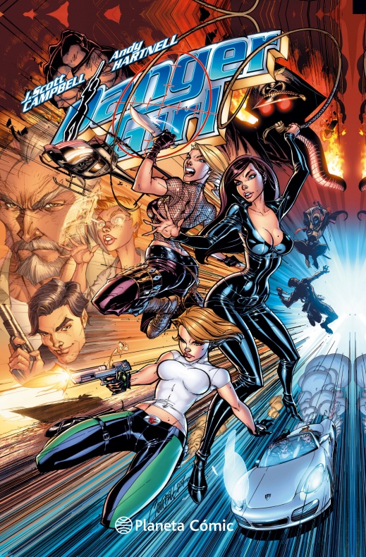 Andy Harnell, Cliffhanger, Danger Girl, J.Scott Campbell, Jim Lee, Planeta Cómics