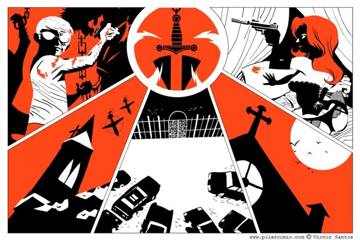 LCDE entrevista a Víctor Santos, autor de 'Polar' y 'Violent Love' 2 Bad Girls, Image, Outrage, Polar, Victor Santos, Violent Love