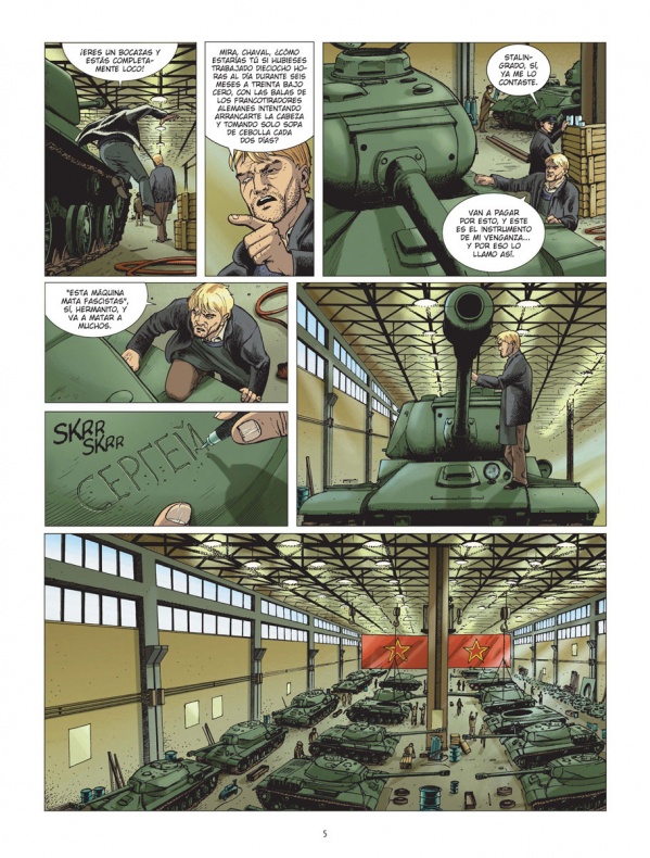 Reseña de 'Esta máquina mata fascistas' 3 Esta máquina mata fascistas, Jean-Pierre Pécau, Norma Editorial, Senad Mavric