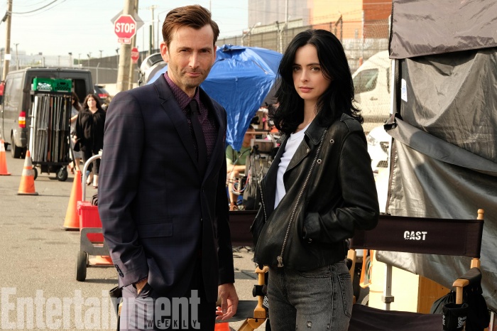 Cierto personaje volverá en la segunda temporada de 'Jessica Jones' 3 Jessica Jones - rodaje temporada 2 - David Tennant