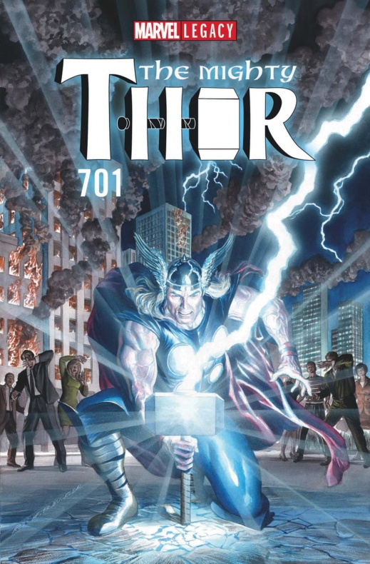 Alex Ross completa la portada alternativa de 'The Mighty Thor' #701 2 The Mighty Thor