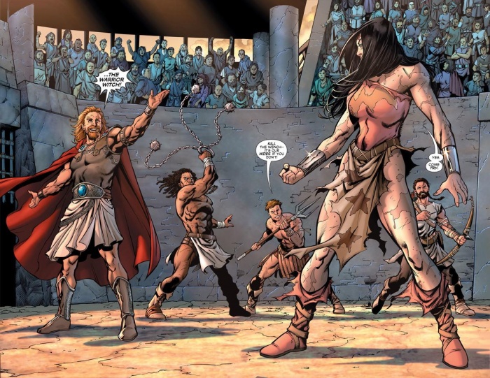 Nueva preview del 'Wonder Woman/Conan' #1 2 Wonder Woman Conan 7