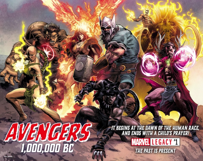 Marvel Legacy no será el final de los Vengadores de 1.000.000 de años a.C. 2 DC, Esad Ribic, Jason Aaron, Legacy, Marvel, Rebirth