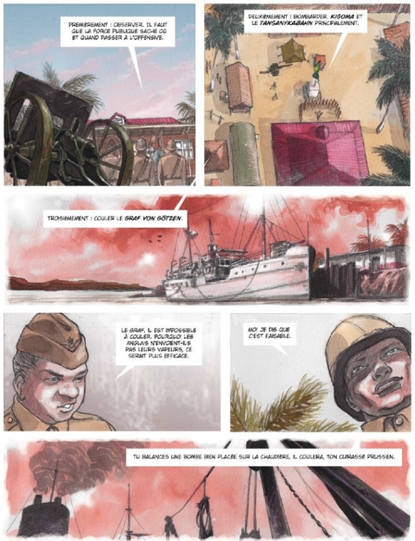 Reseña de 'Madame Livingstone. Congo: La Gran Guerra' 3 Barly Barut, Christophe Cassiau-Haurie, Madame Livingstone. Congo: La Gran Guerra, Yermo Ediciones