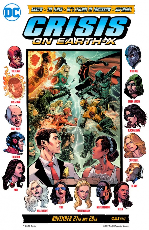 'Crisis on Earth-X' será el cruce de las series de The CW este año 2 CW dc crossover comic - Crisis on Earth-X portada