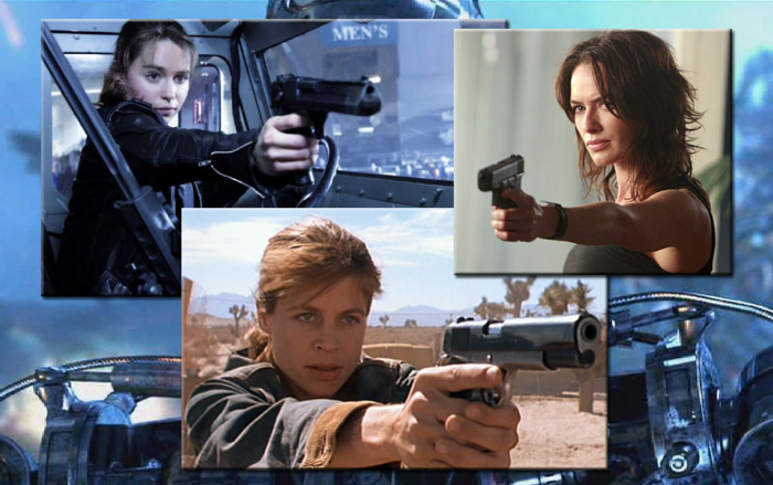 Emilia Clarke, Lena Headey, Linda Hamilton, Sarah Connor