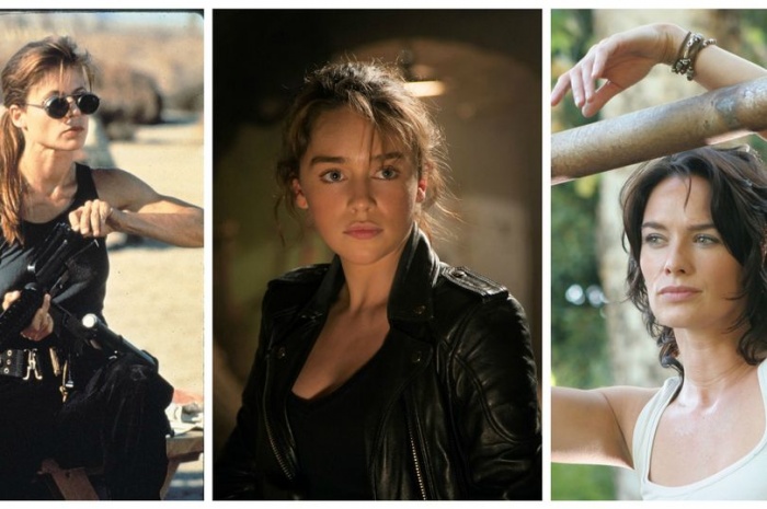 Emilia Clarke, Lena Headey, Linda Hamilton, Sarah Connor