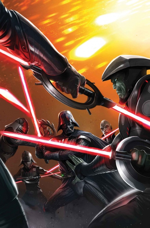 Nuevas portadas de 'Star Wars: Darth Vader' muestran a los Inquisidores 3 Marvel, Star Wars, Star Wars: Darth Vader