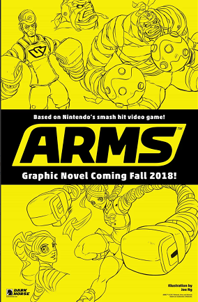 El videojuego 'ARMS' tendrá su propio cómic el próximo año 2 ARMS, Dark Horse Comics, Nintendo, NYCC
