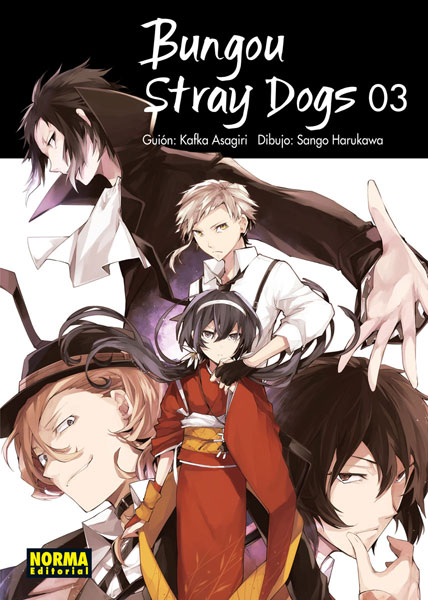 Reseña de 'Bungou Stray Dogs' #2 y #3 6 Bungou Stray Dogs, Kafka Asagiri, Norma Editorial, Sango Harukawa