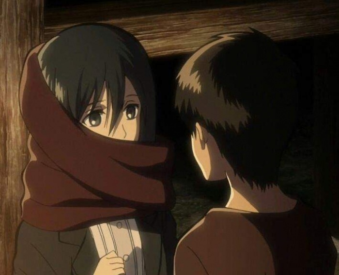 Análisis de ‘Ataque a los Titanes’ (Temporada 1 Blu-Ray) 3 Eren Mikasa Ataque a los titanes