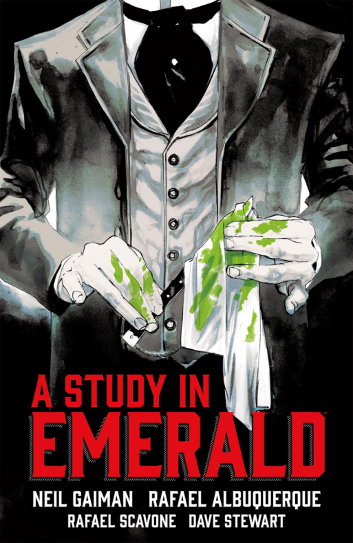 Rafael Albuquerque está trabajando en la adaptación de 'Estudio en Esmeralda' 2 Estudio en Esmeralda, Neil Gaiman, Rafael Albuquerque